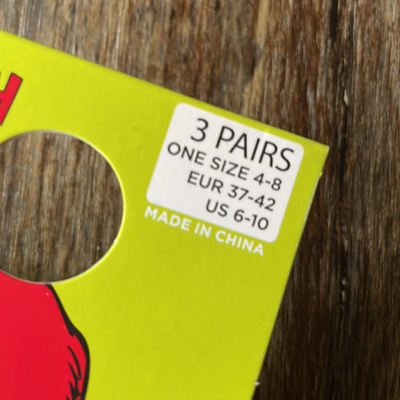 Grinch Socks 3 - Picture 3 of 5